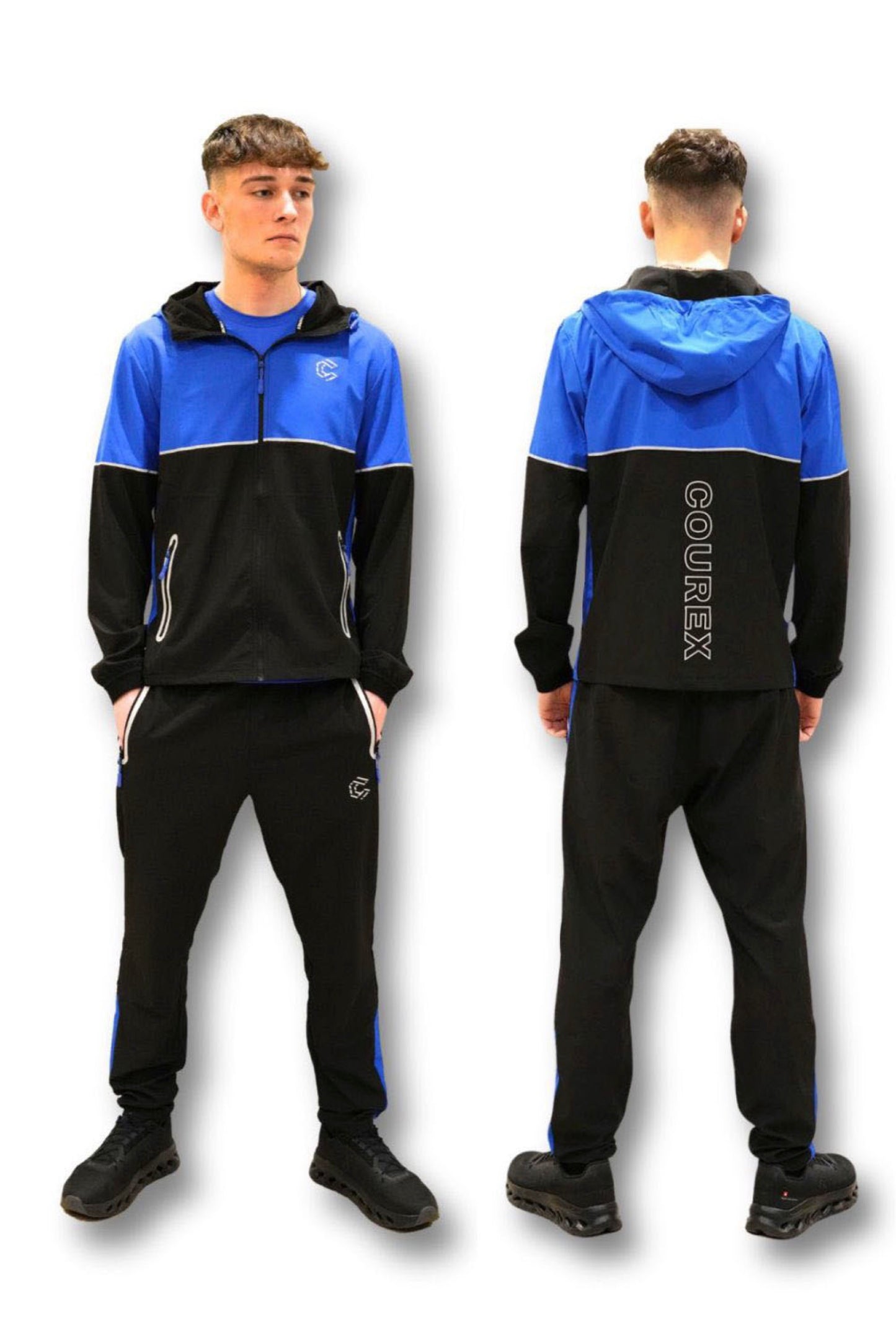 COUREX Strive Jacket - Black/Blue