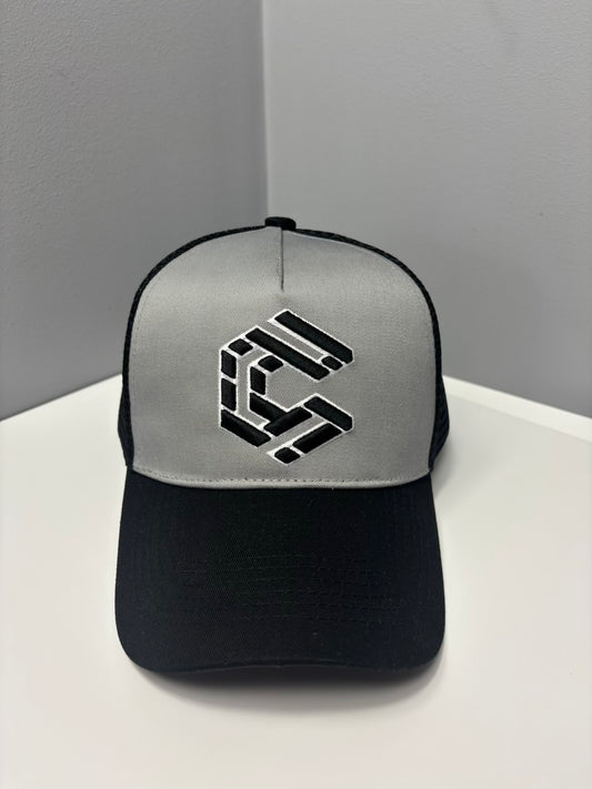 COUREX C LOGO HAT - Black/Grey
